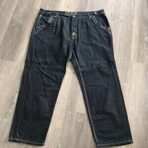 Cezer Men's Blue Denim Jeans Big and Tall Size 46